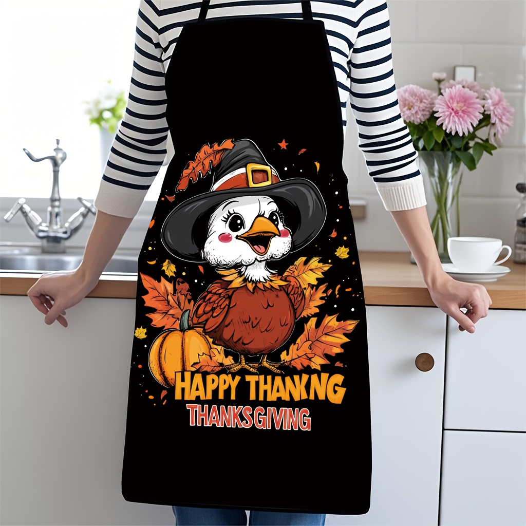 ผ้ากันเปื้อนลายแม่มดไก่งวงสุดฮ - Kitchen Witch Baking บทวิจารณ์และราคา