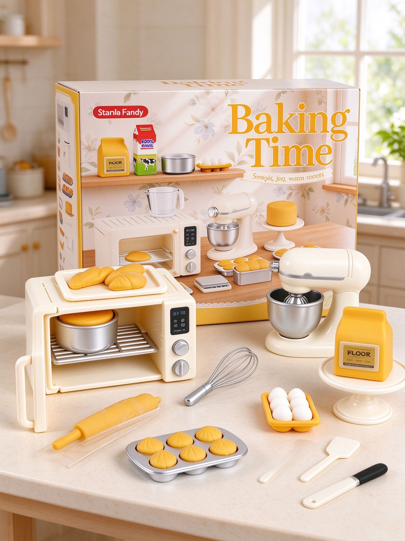 ชุดของเล่นจำลองการทำขนมขนาดเล็ - Kitchen Kids Baking Set บทวิจารณ์และราคา